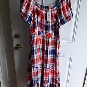 Torrid Vibrant Plaid Dress